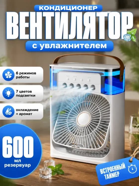 Карточка товара «Вентилятор», созданная нейросетью INVOKA