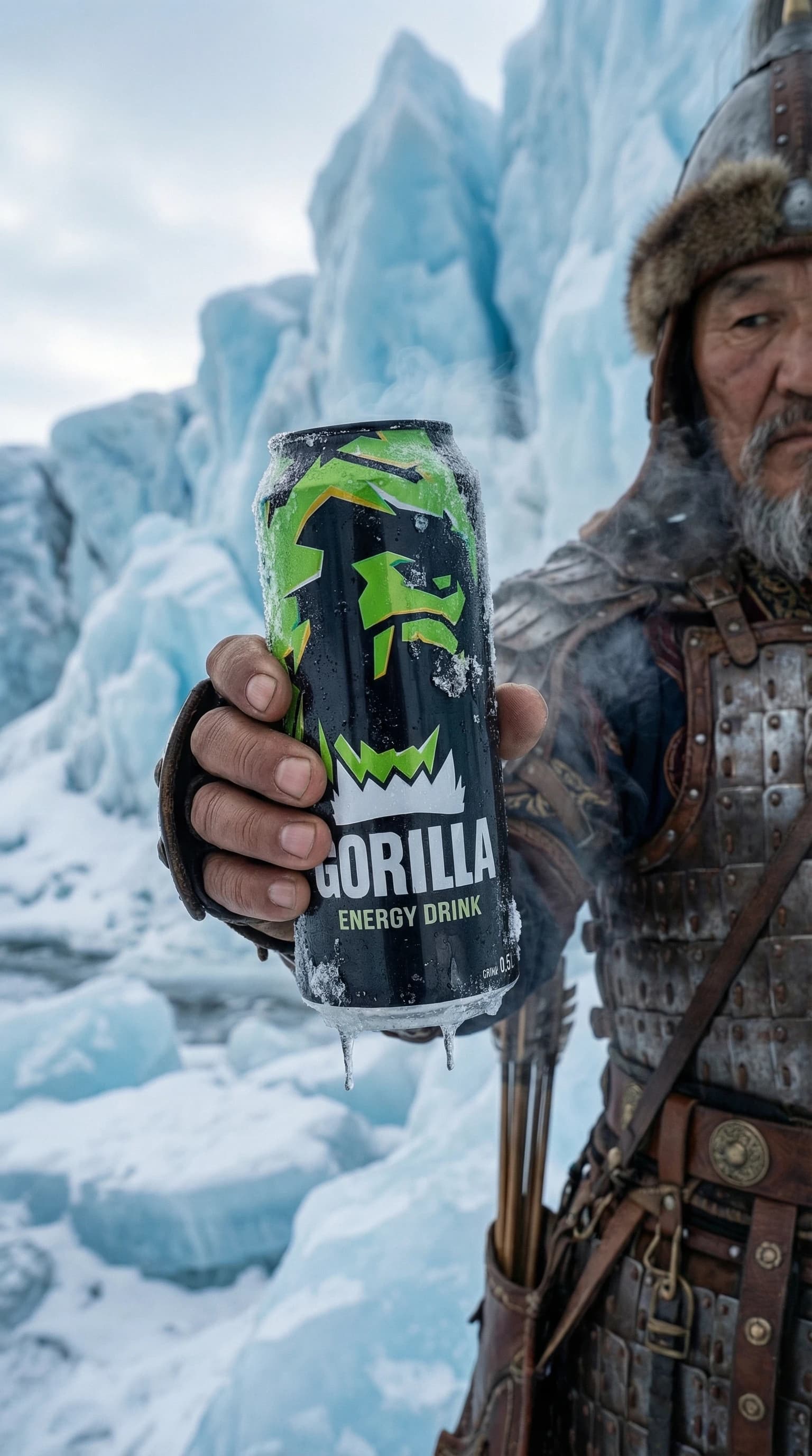 Фотосессия товара с актёром — пример с гориллой