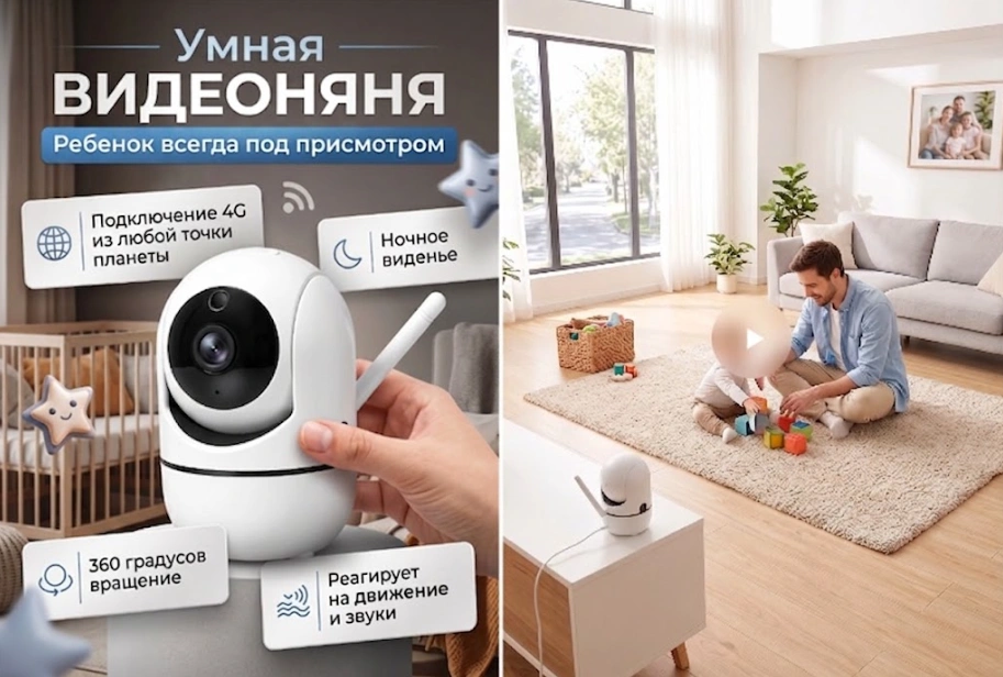 Скриншоты карточек товаров с видеообложкой